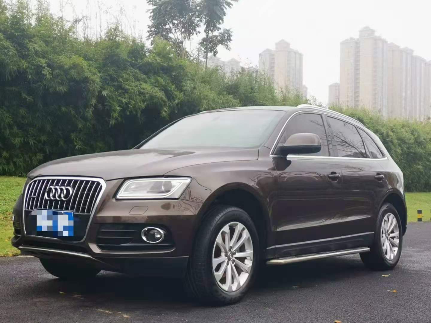 14年奧迪Q5，2.0T大天窗，整車大部分原裝漆